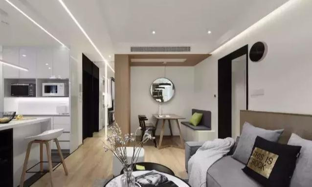 78平现代风“小户型”二居室全屋定制，简洁大方而又舒适的家 